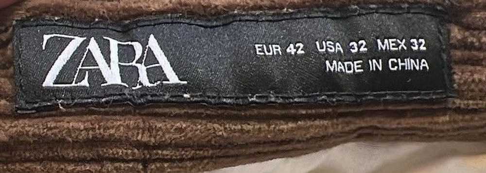 Zara Zara Men’s Brown Corduroy Pants Size 32 - image 4