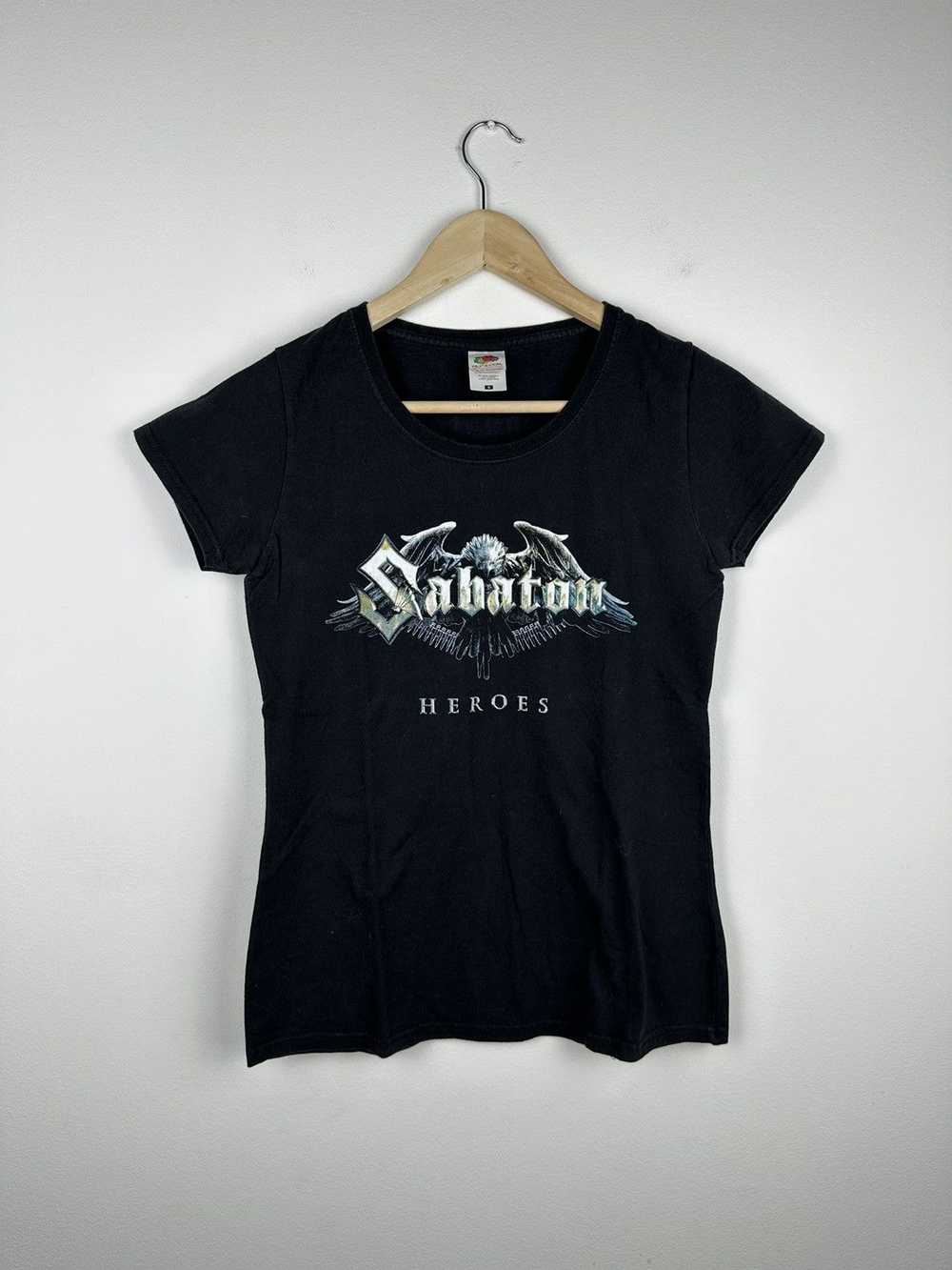 Band Tees × Fruit Of The Loom Sabaton Heroes wmns… - image 1