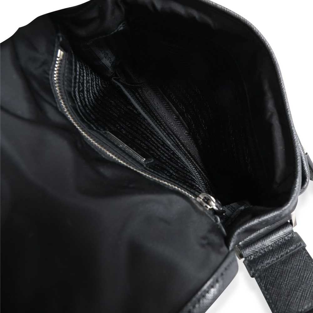 Prada Prada Black Re-Nylon & Saffiano Leather Mes… - image 7
