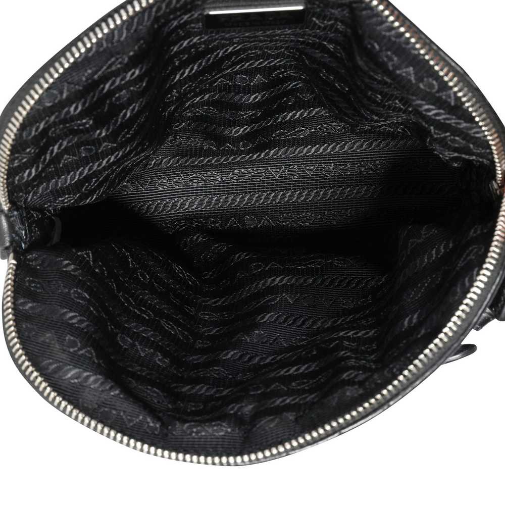 Prada Prada Black Leather Diagramme Wristlet - image 7