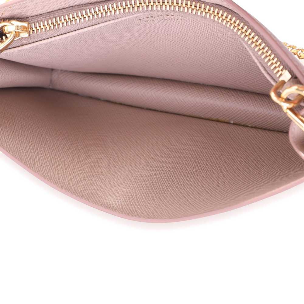 Prada Prada Beige Saffiano Leather Chain Crossbody - image 4