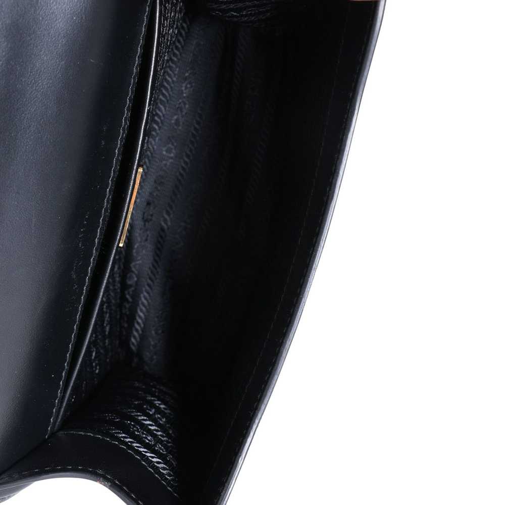 Prada Prada Black Saffiano Leather Envelope Shoul… - image 8