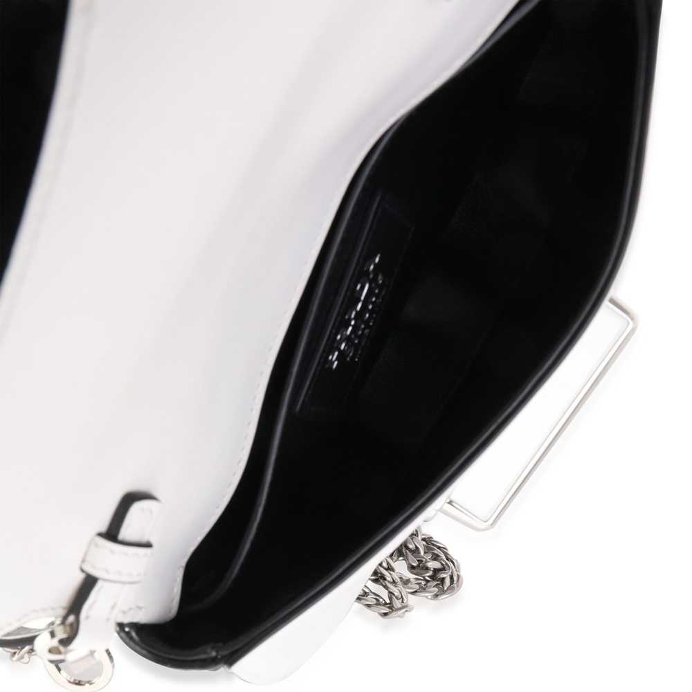 Prada Prada Black & White City Calf Leather Sidon… - image 8