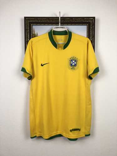 Nike × Soccer Jersey × Vintage Brazil Home footba… - image 1