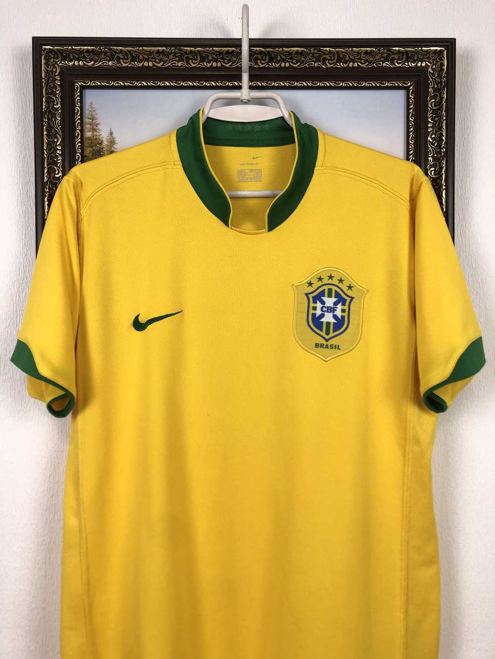 Nike × Soccer Jersey × Vintage Brazil Home footba… - image 2