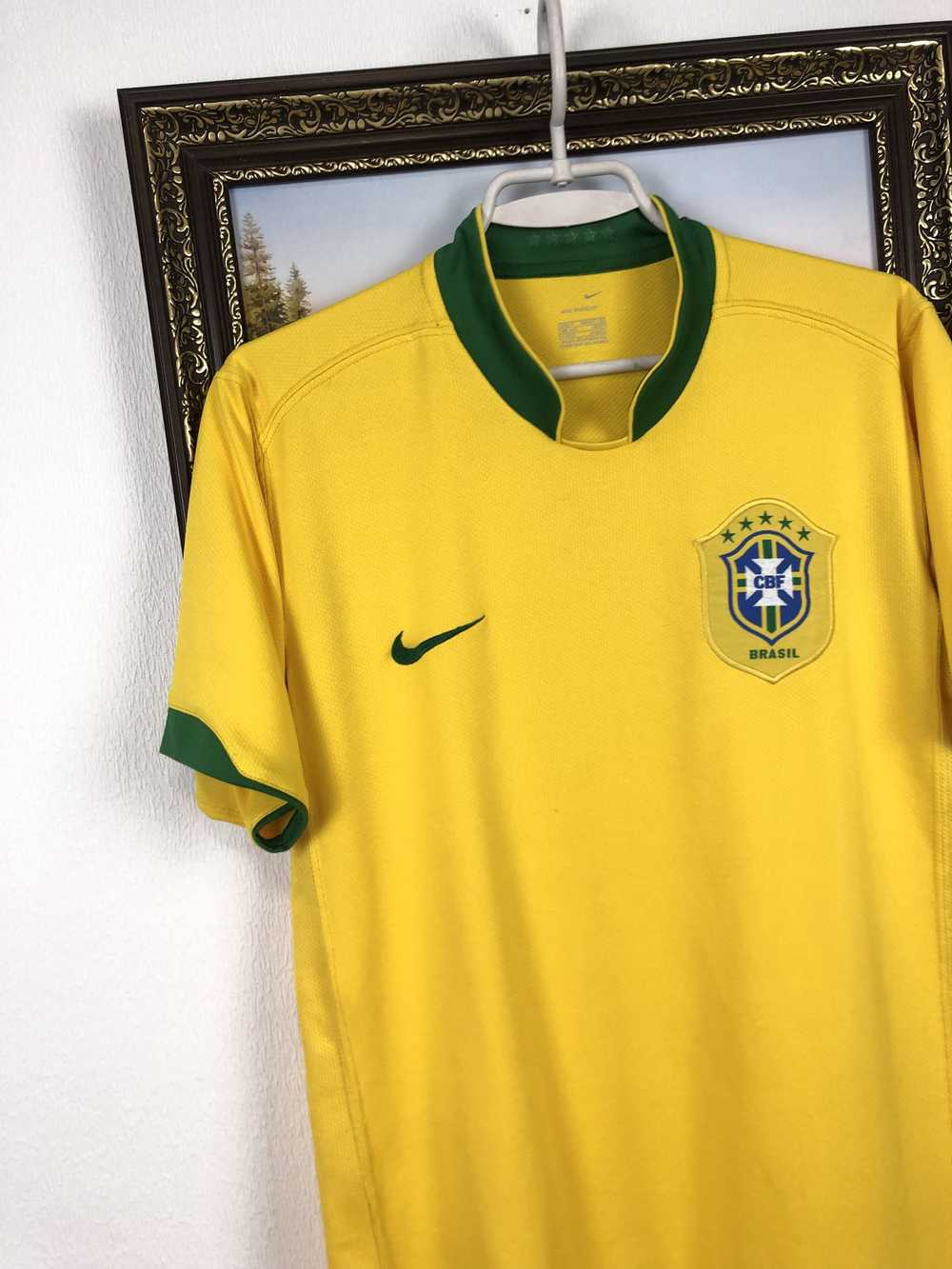 Nike × Soccer Jersey × Vintage Brazil Home footba… - image 3