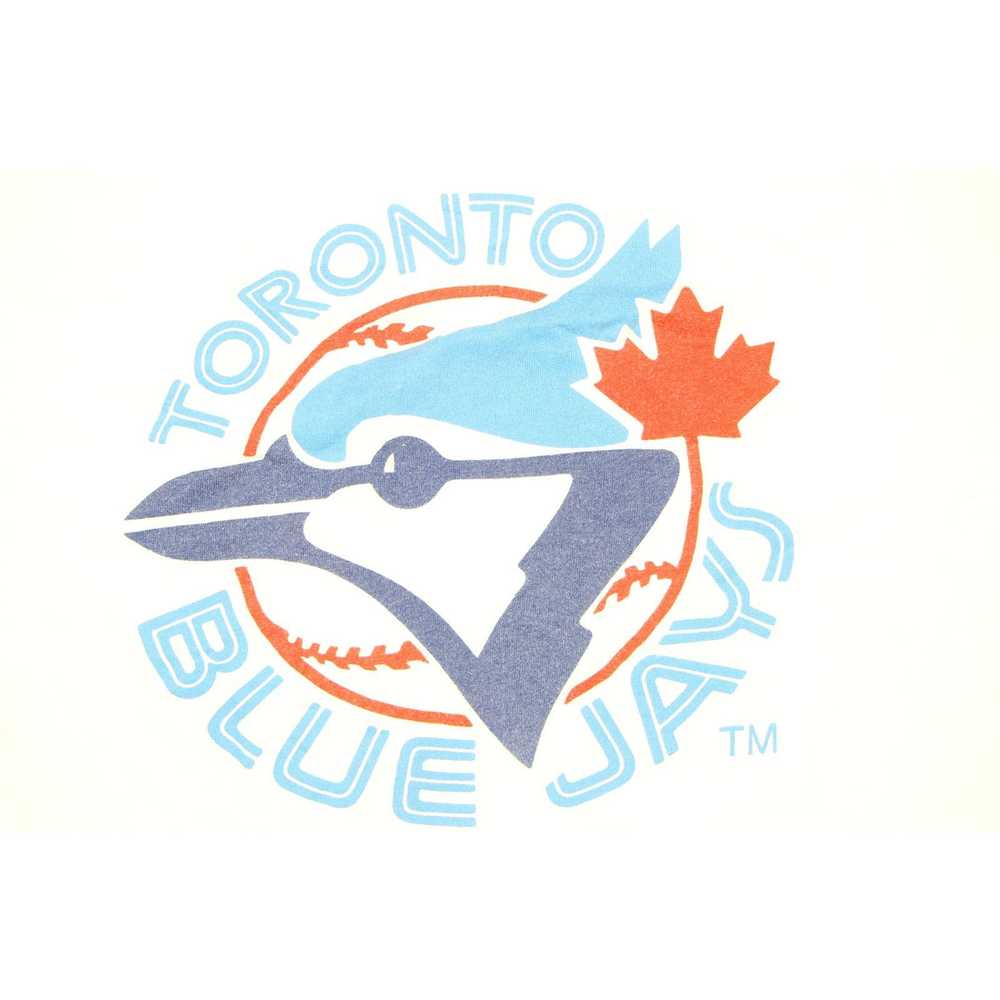 Vintage Vintage Toronto Blue Jays Tee Faded Denim… - image 2