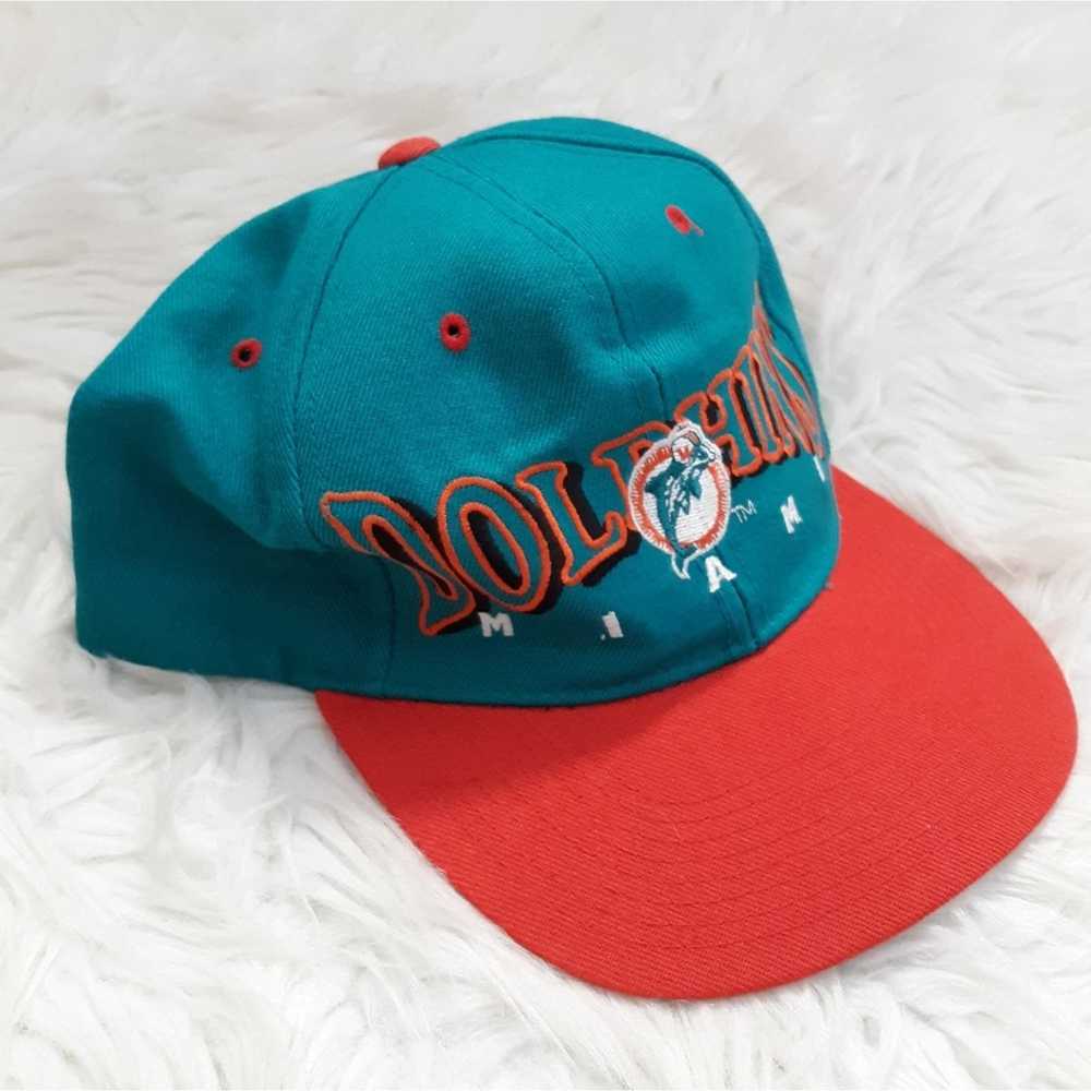 NFL VTG 90s NFL Miami Dolphins Hat - image 1