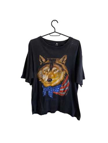 Animal Tee × Made In Usa × Vintage Made in USA si… - image 1