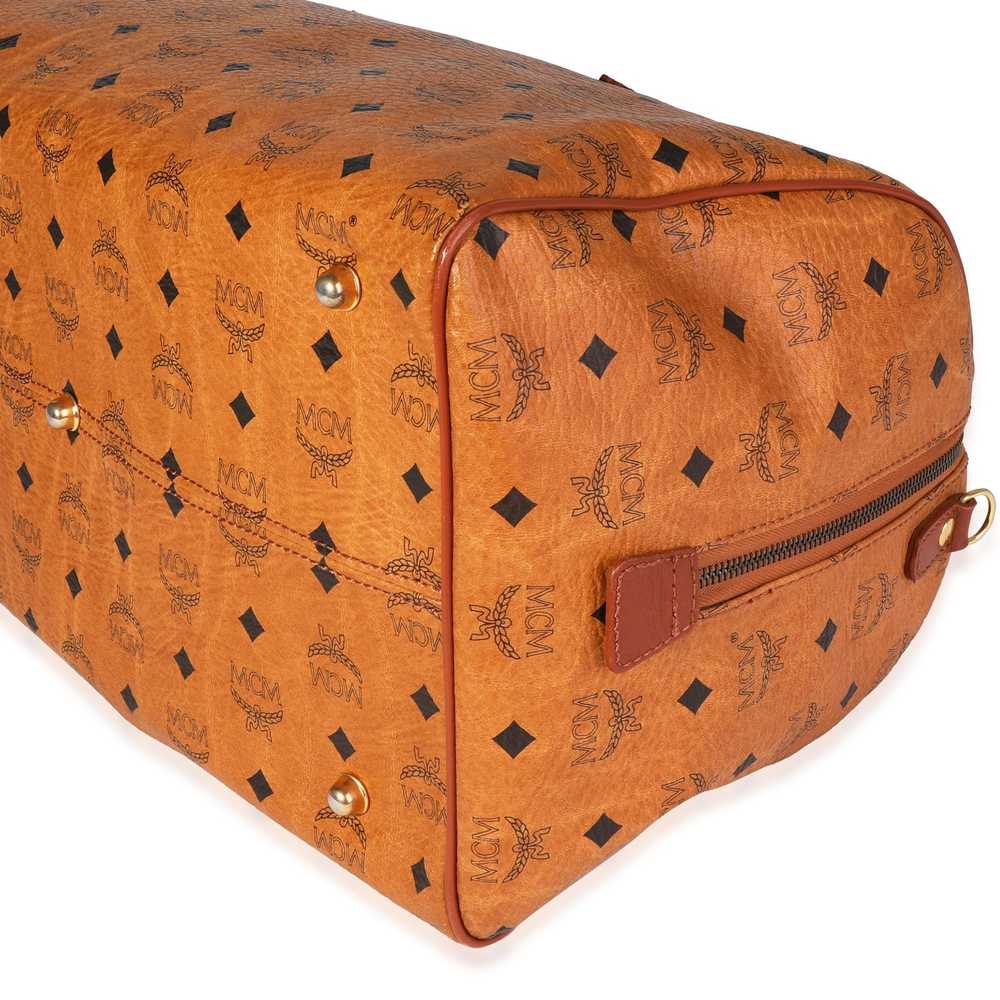 MCM MCM Vintage Cognac Visetos Duffle Bag - image 6