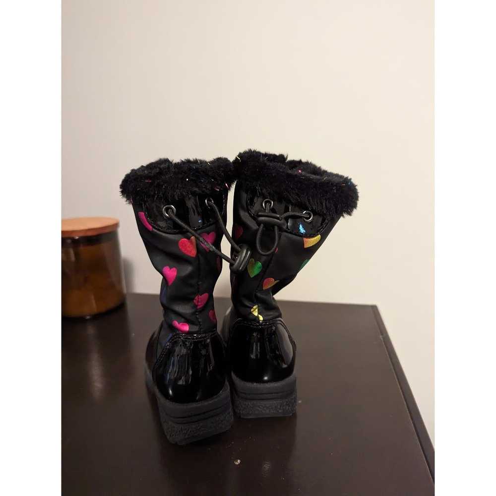 Khombu Toddler Girl's Patent Leather Winter Boots… - image 5