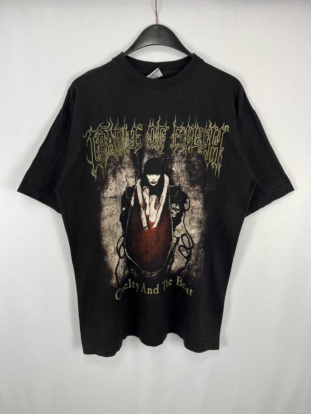 Band Tees × Very Rare × Vintage 1998 Cradle Of Fi… - image 1