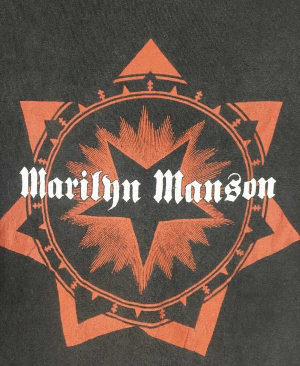 Band Tees × Vintage Vtg Y2K Marilyn Manson do not… - image 5