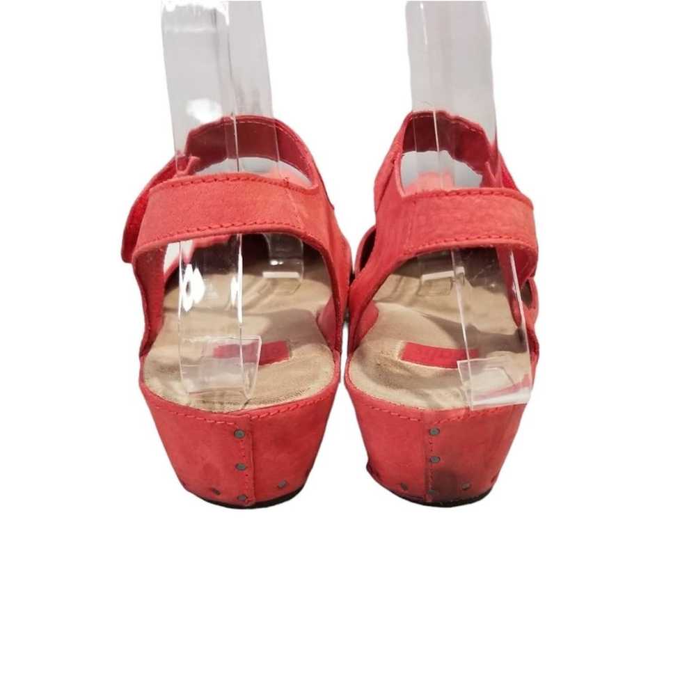 Vialis Shoes 7 Olivia Rocker Bottom Strappy Red S… - image 8