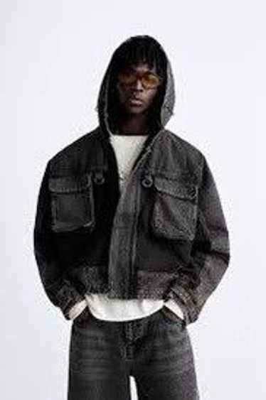 Avant Garde × Zara Zara Hooded Denim Jacket