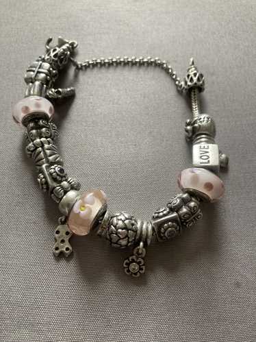 pandora Pandora charm bracelet with 21 charms