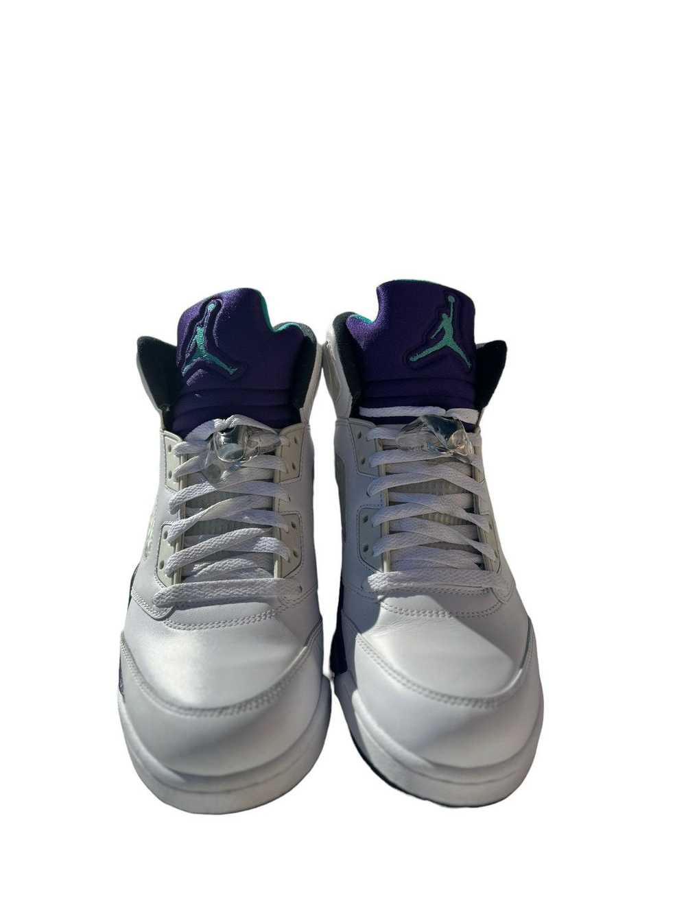 Nike Grape retro Jordan5 white/purple Nike air li… - image 4