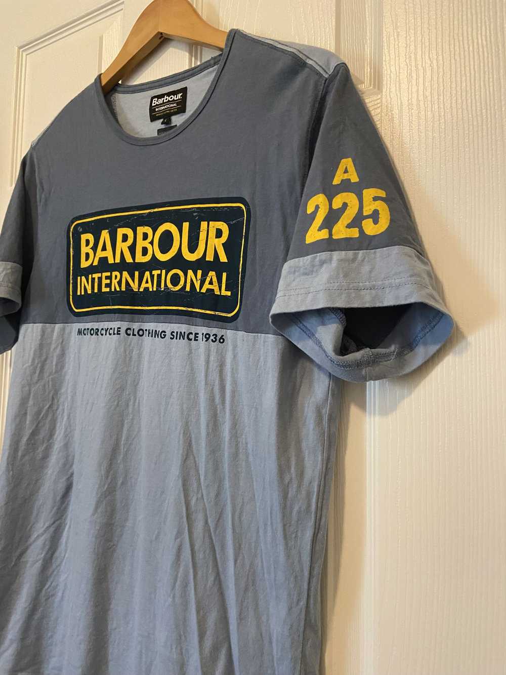 Barbour BARBOUR T-Shirt - Size Large Blue Great C… - image 2