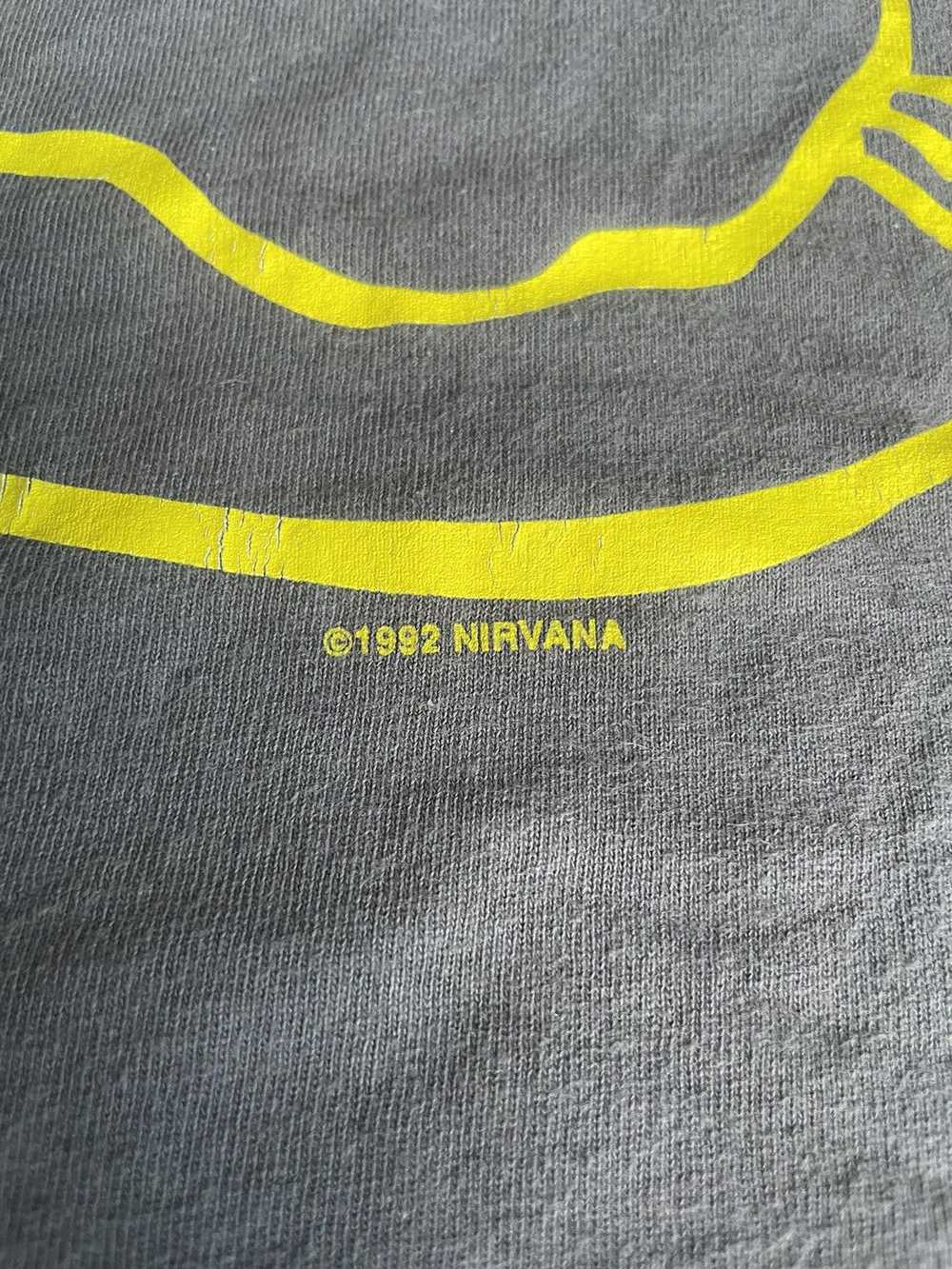 Band Tees × Nirvana × Vintage Vintage Nirvana Tee - image 3