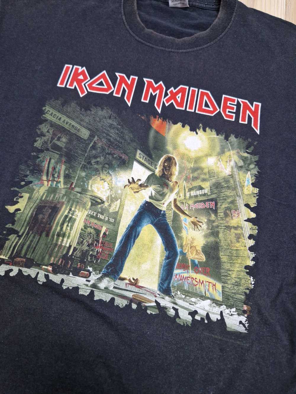 Band Tees × Iron Maiden × Vintage Vintage Iron Ma… - image 4