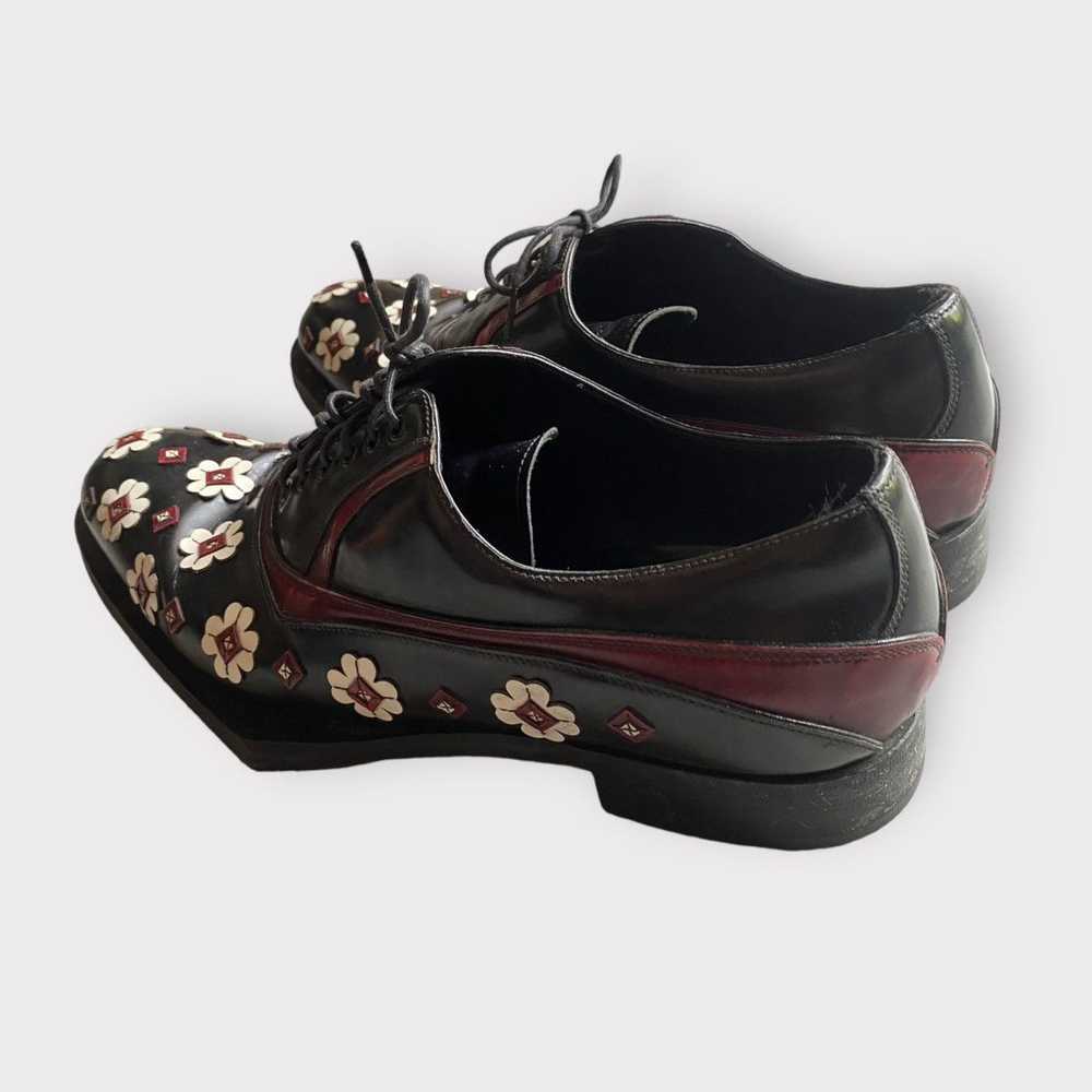 Prada FW12 Runway Floral applique’ Shoes - image 6
