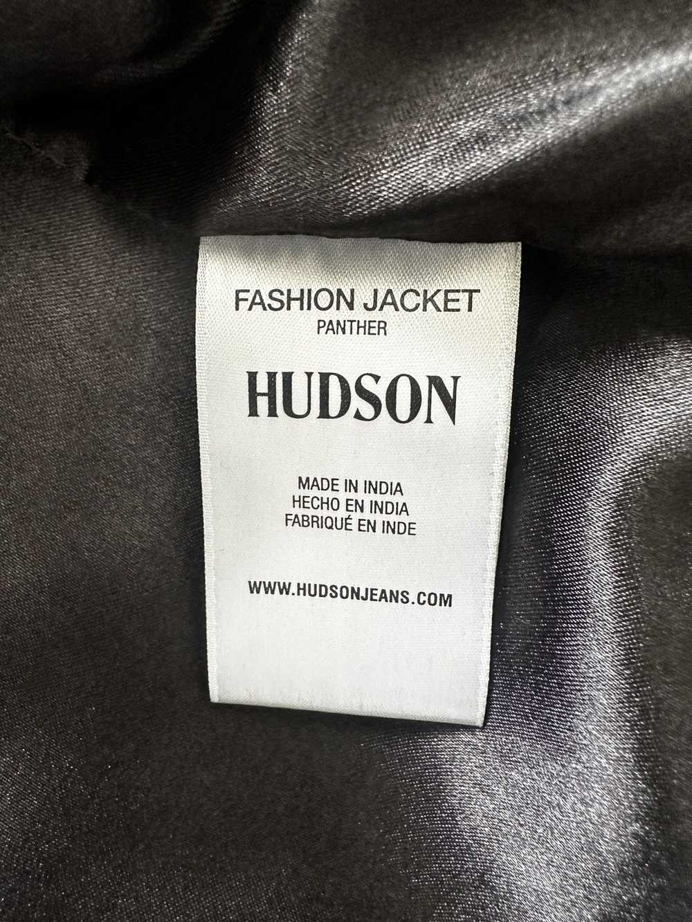 Designer × Hudson × Leather Jacket Leather Trucke… - image 8