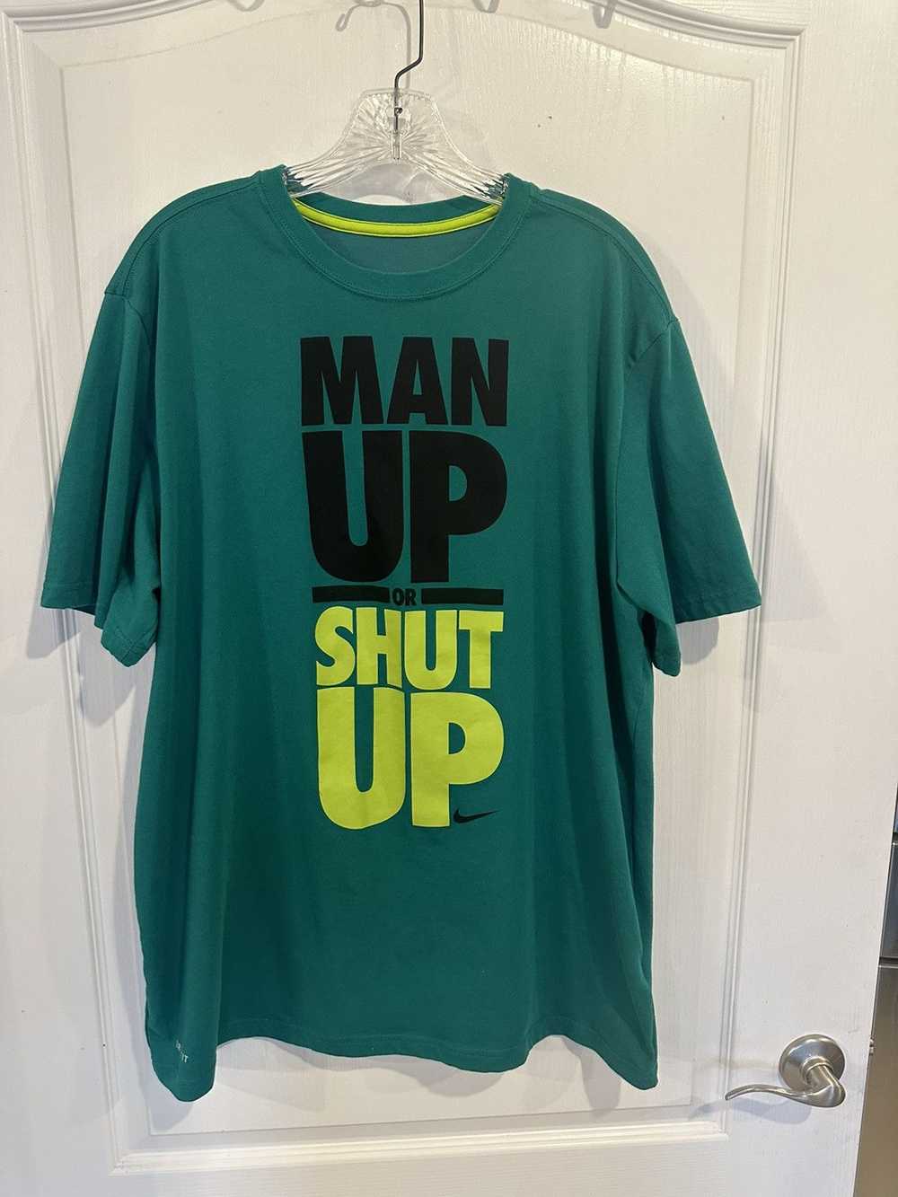 shut up and run nike shirt