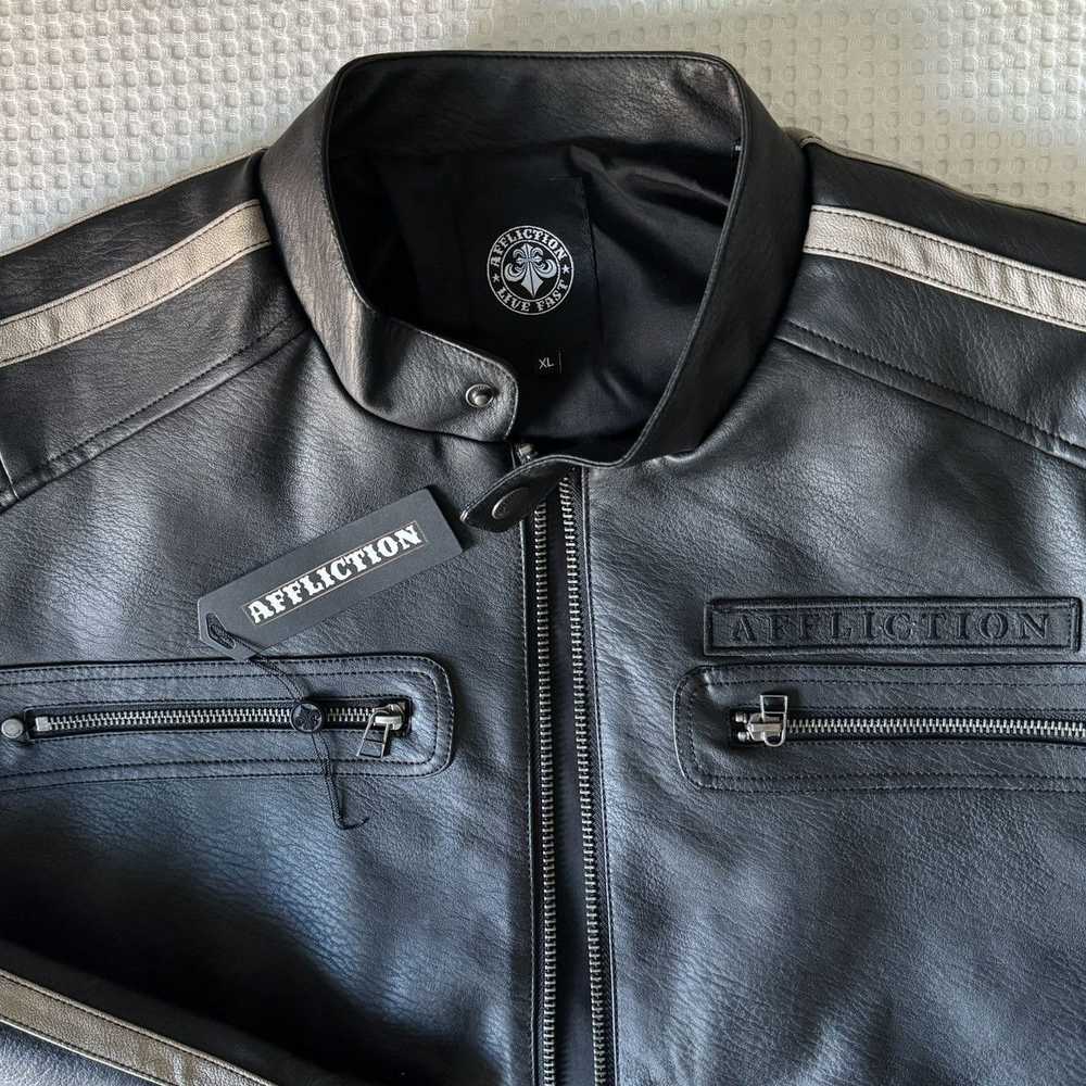 Affliction Affliction leather jacket - image 3