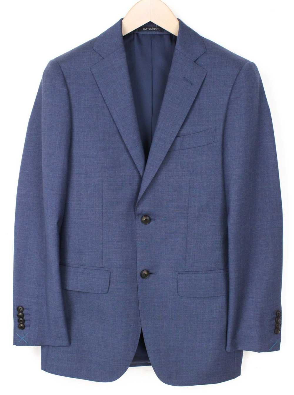 Suitsupply NAPOLI UK32R Blue Traceable Wool Suit … - image 4
