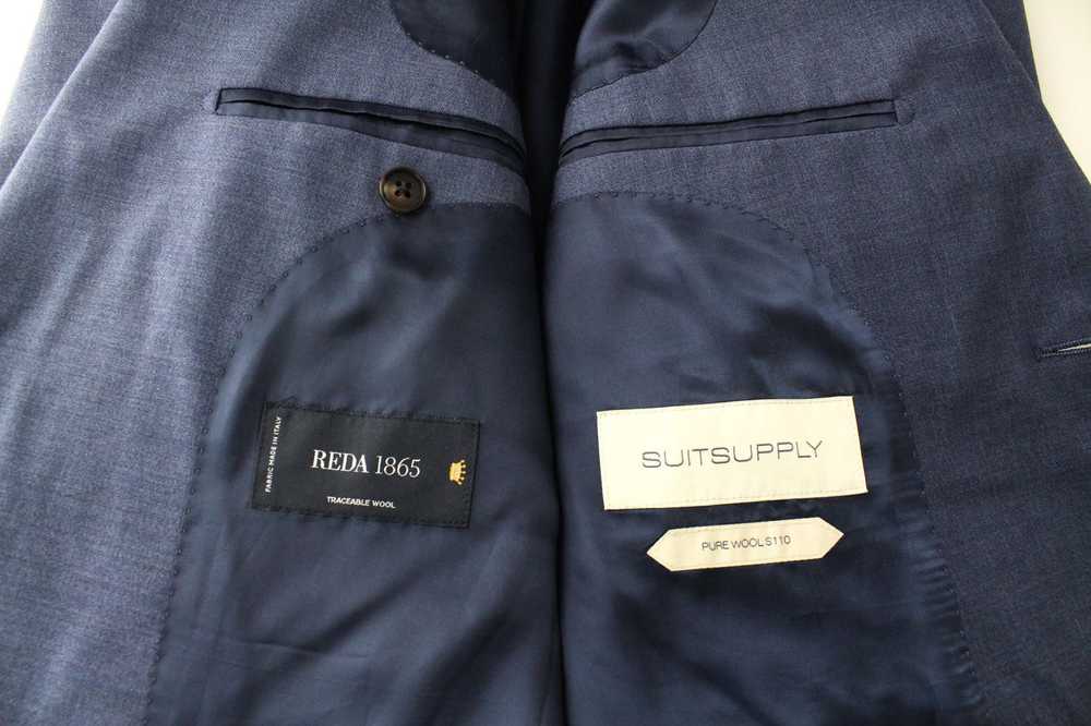 Suitsupply NAPOLI UK32R Blue Traceable Wool Suit … - image 7
