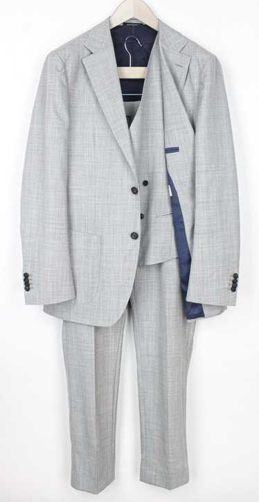 Suitsupply HAVANA UK42R Grey Wool S120s 3-Piece Sl