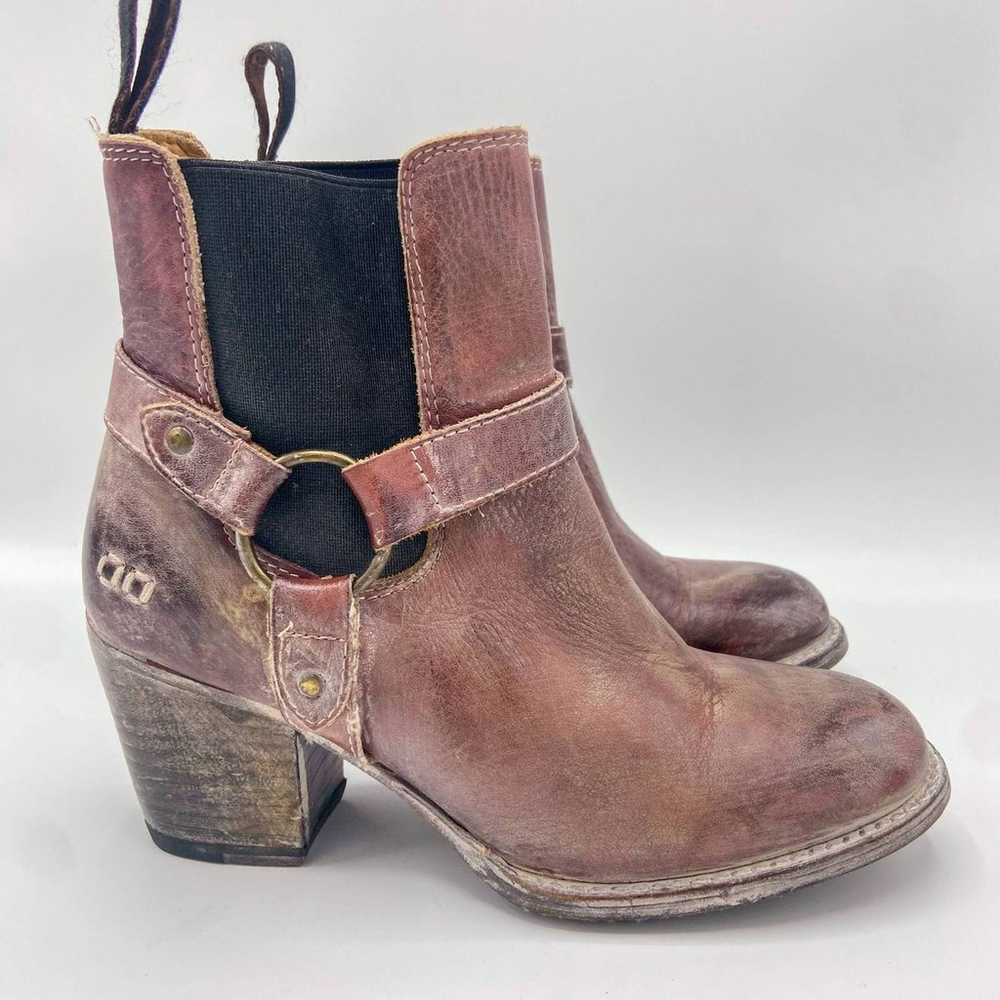 BedStu Liberate Harness Boots 7 Maroon Distressed… - image 4