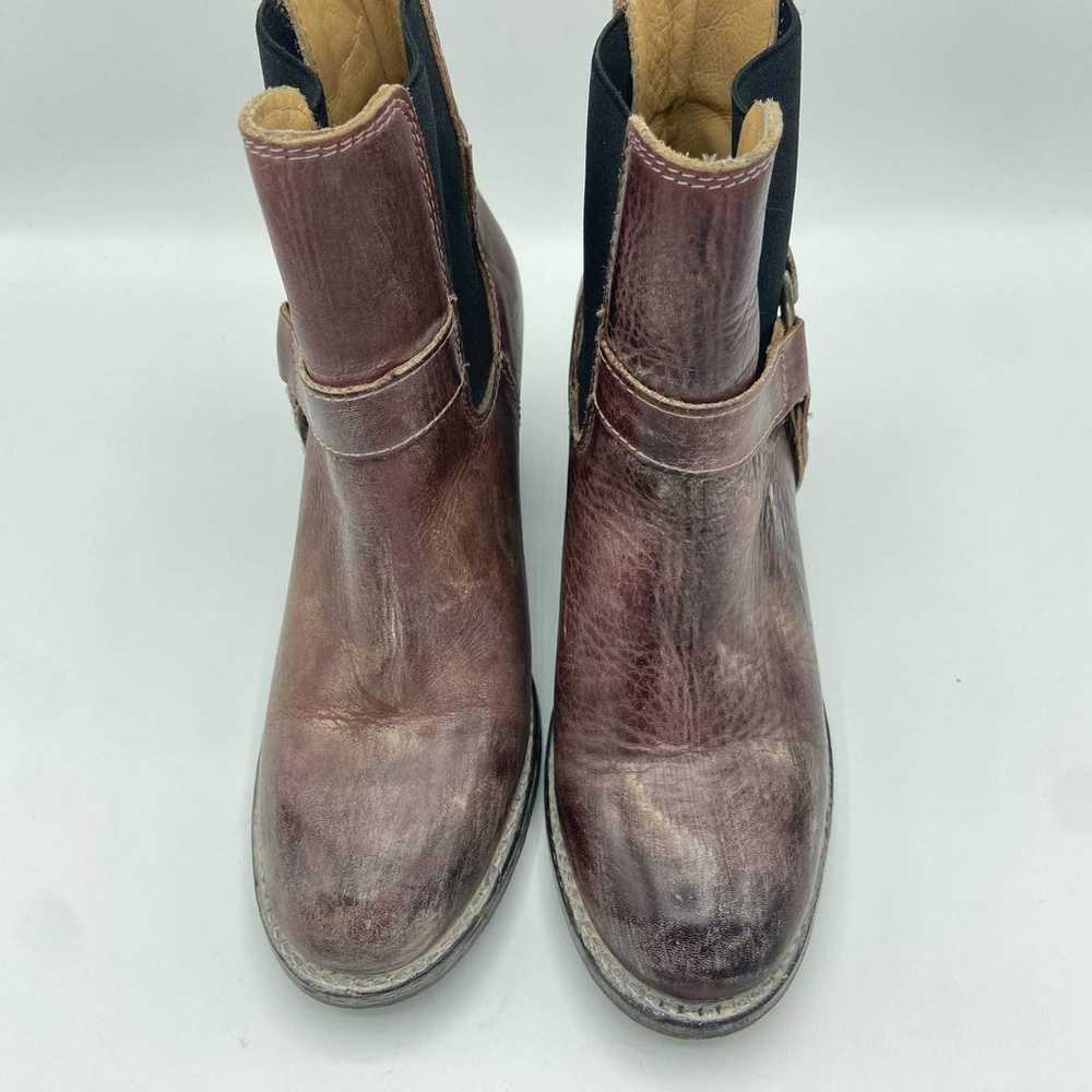 BedStu Liberate Harness Boots 7 Maroon Distressed… - image 6