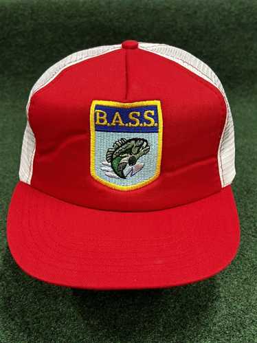 Vintage Classic 80s Trucker Hat Fish Bass Patch 80s Fishing Tournament
