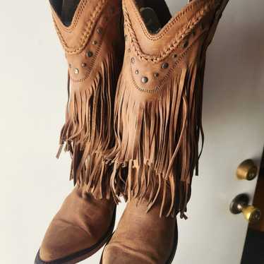 Liberty Black Vegas Fringe Boots