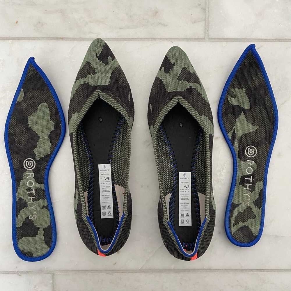 Rothy’s The Point in Olive Camo - image 3