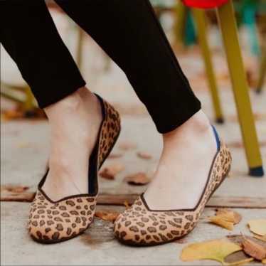 Rothys The Flat Round Toe Spotted Animal Leopard F