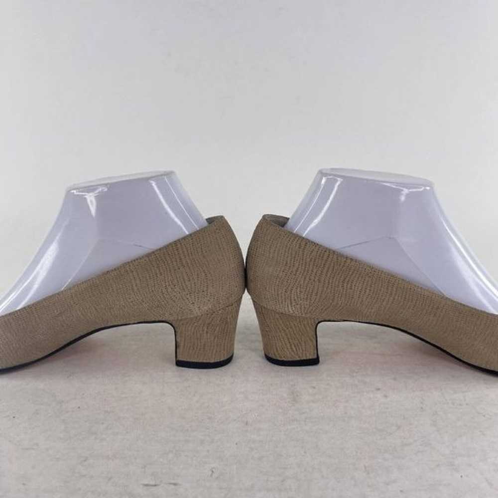 Salvatore Ferragamo Women Lizard Neutral Tan Shoe… - image 11