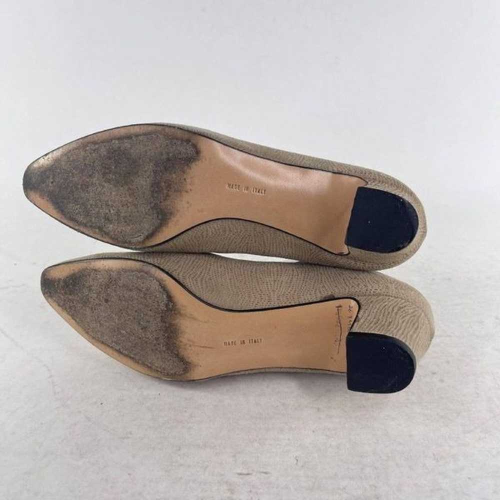 Salvatore Ferragamo Women Lizard Neutral Tan Shoe… - image 12