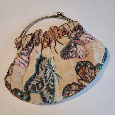 Vintage beaded butterfly bag - image 1