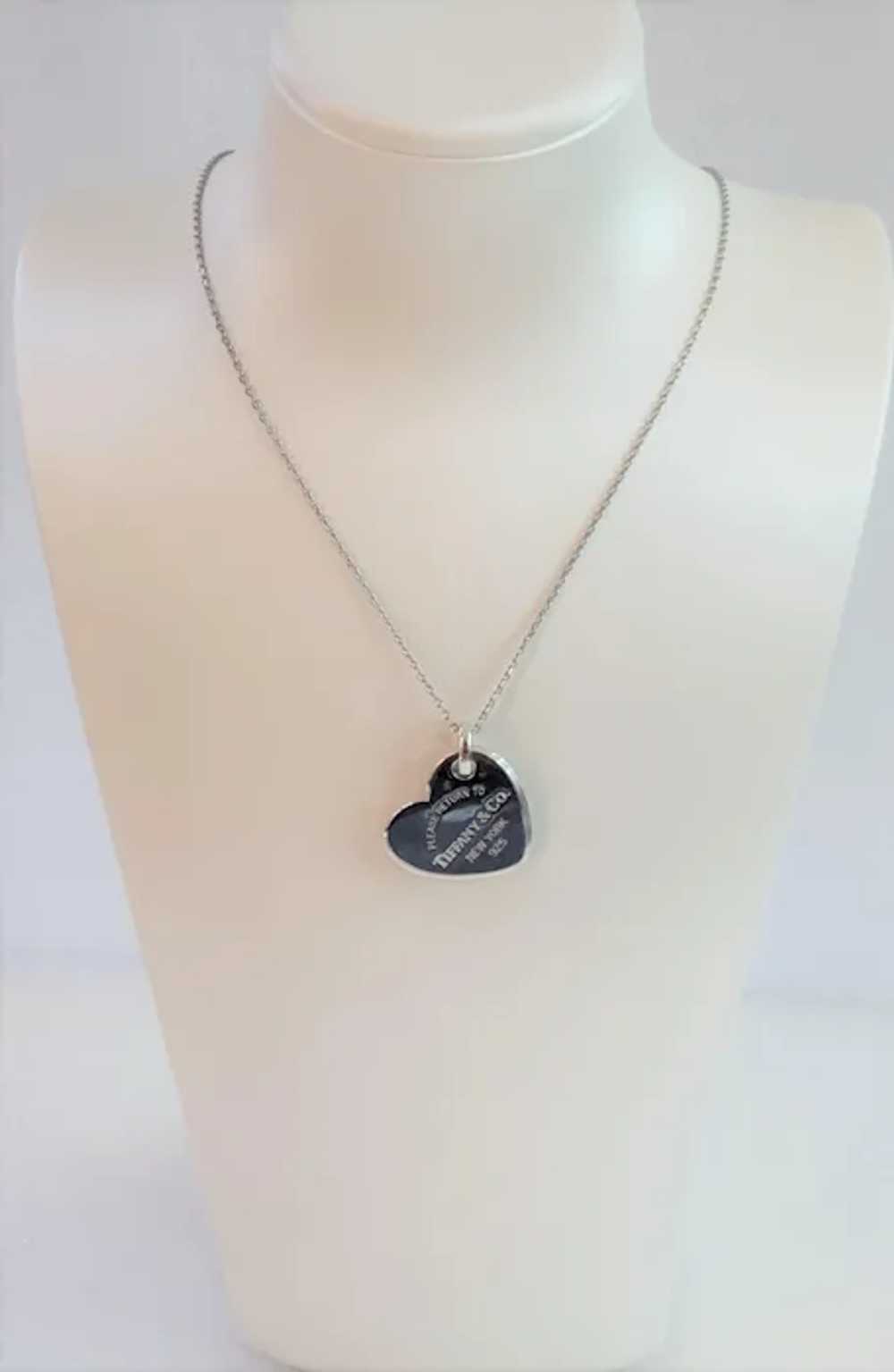 Return To Tiffany & Co 18" Long Double Heart Char… - image 2