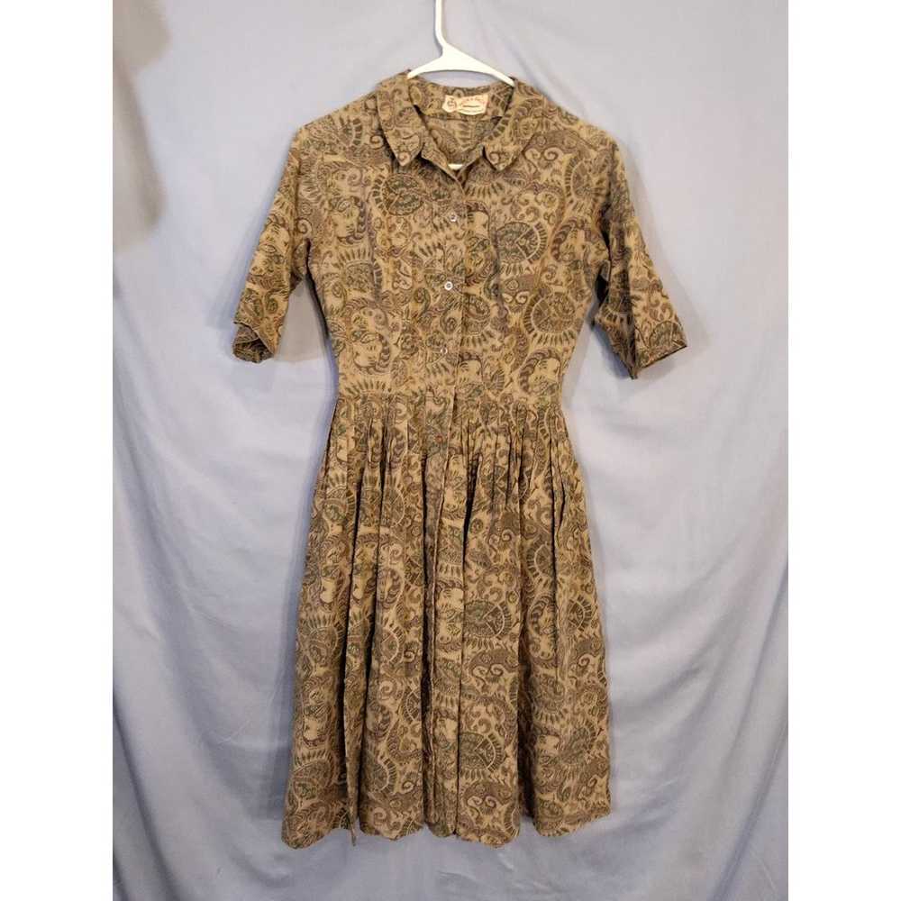 Vintage 50s Peck & Peck Fit and Flare Dress. - image 5