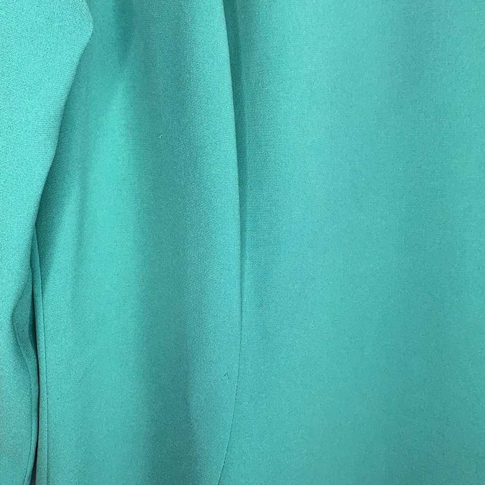 Lafayette 148 New York Turquoise Shift Dress with… - image 12