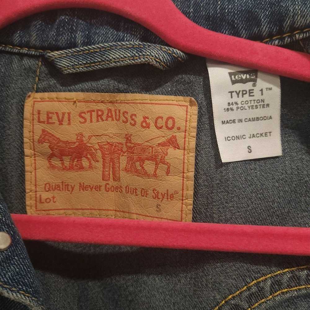 Levi's retro denim jacket - image 5