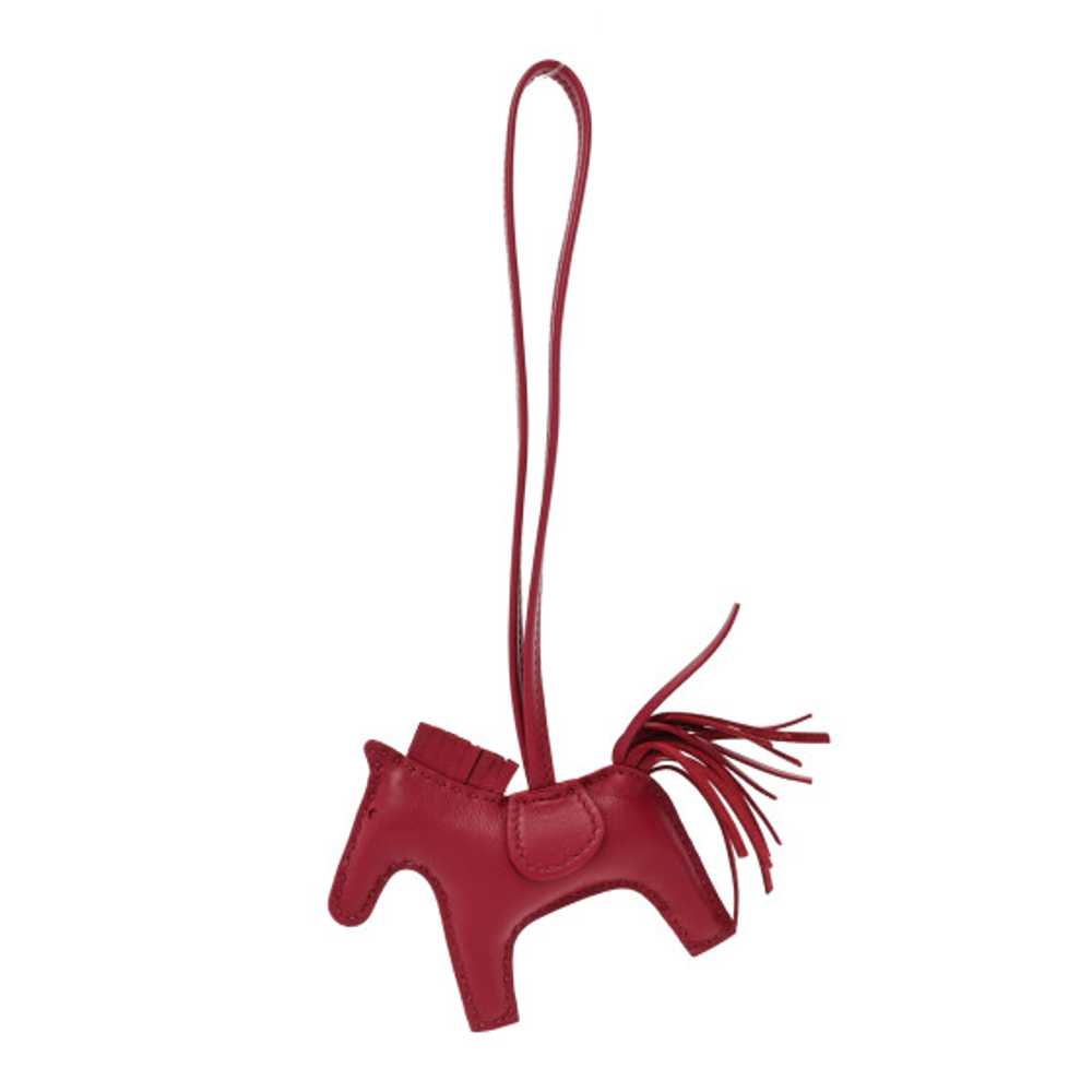 HERMES Milo Lambskin Grigri Rodeo Horse Bag Charm… - image 1