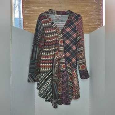 Sacred Threads Long Patchwork Tunic - image 1
