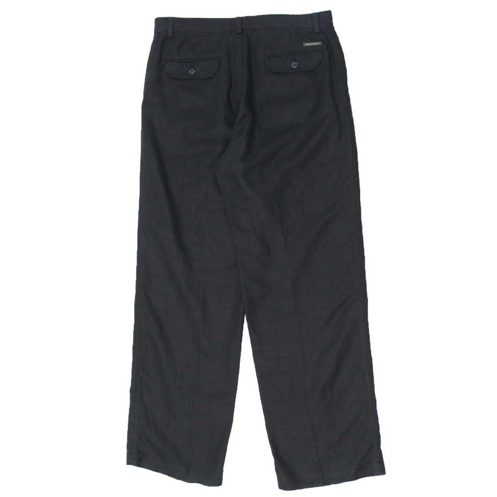 Mens Dockers Khakis Black Linen Pants - image 2