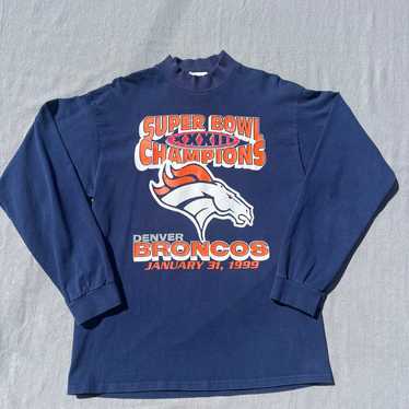 Vintage 1999 Pure Sweat NFL Denver Broncos Super … - image 1