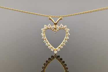 Diamond Heart Pendant - image 1