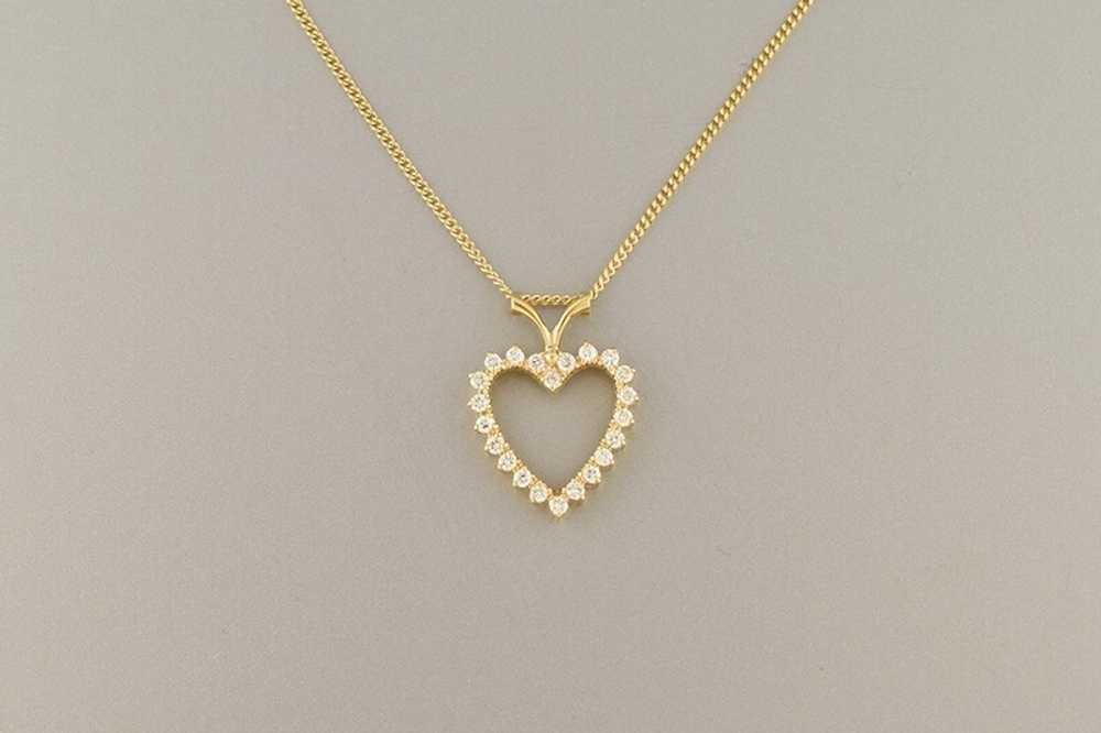 Diamond Heart Pendant - image 3
